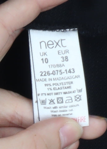 Next Women Black Size 10 Blazer Jacket Single-Breasted Classic