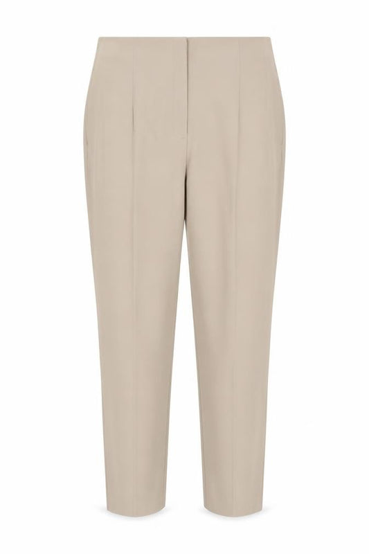Marks and Spencer Women Beige Size 24 Regular Twill Trousers