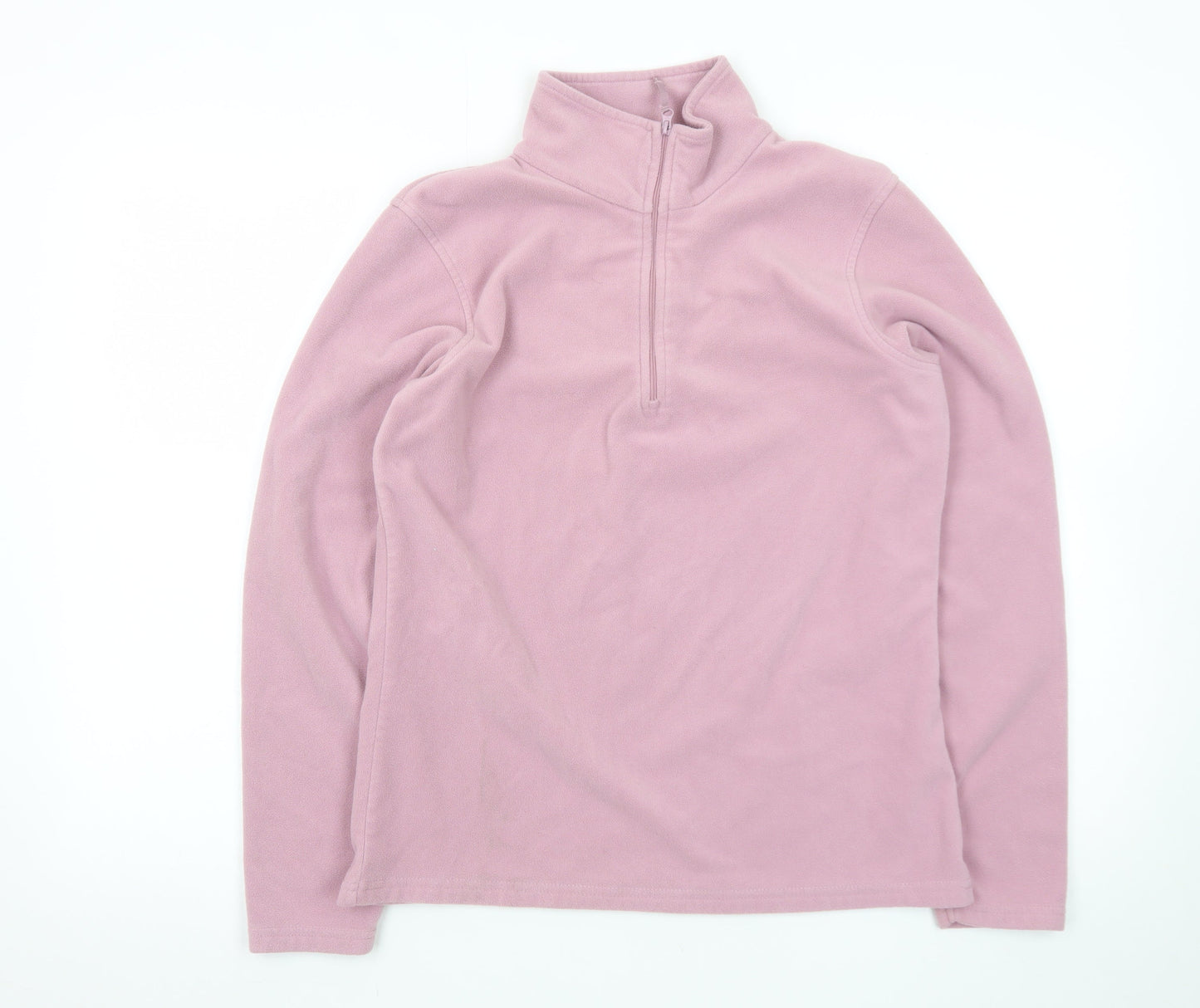 Mountain Warehouse Women’s Pink Fleece 1/2 Zip Pullover Hoodie M