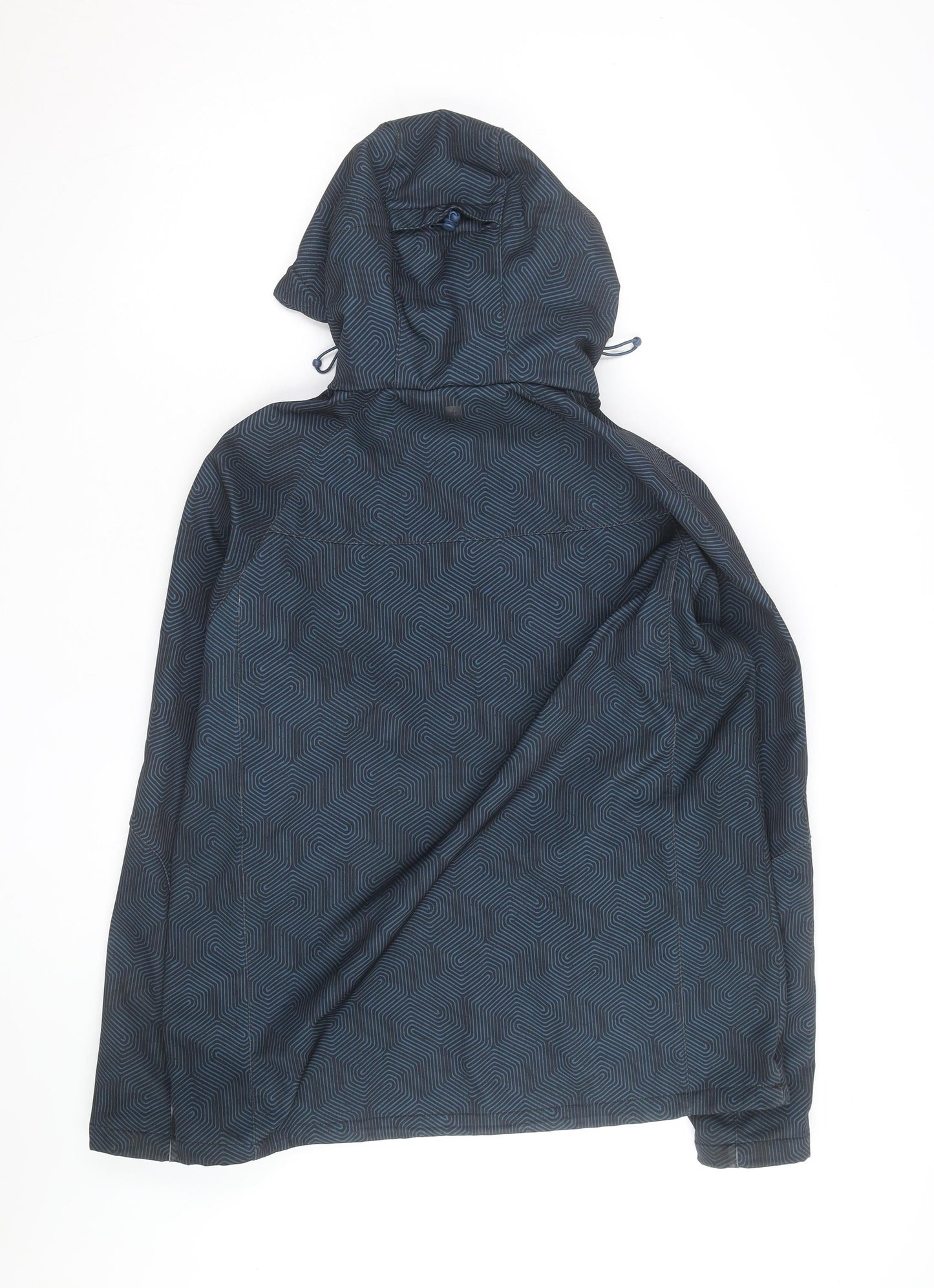 Mountain Warehouse Men's Blue Softshell Hooded Jacket Size L Outdoor