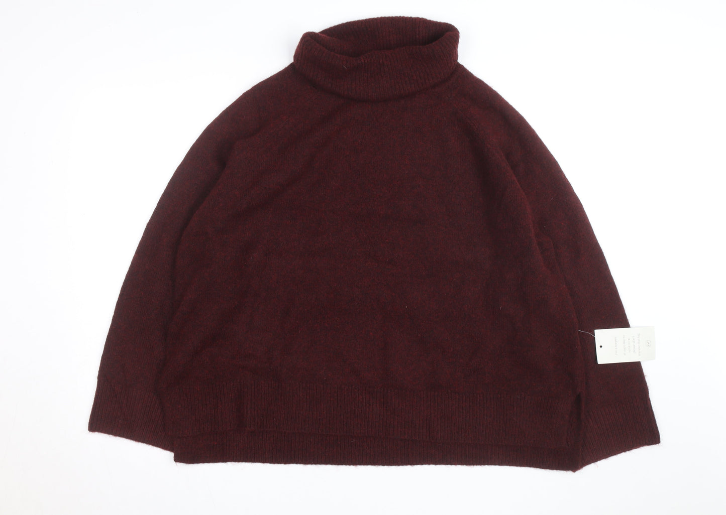 Nobody’s Child Women Brown Roll Neck Knit Jumper L