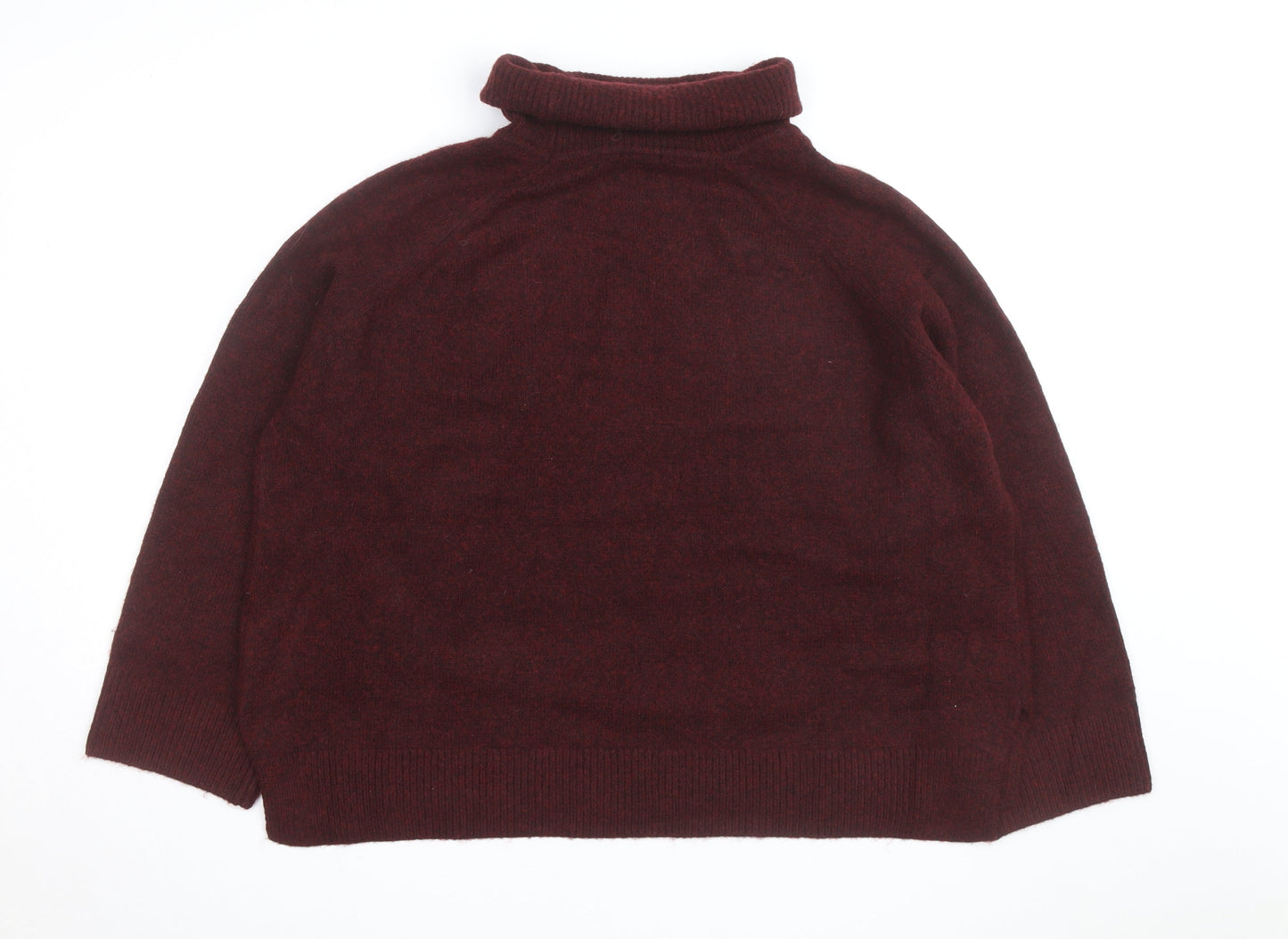 Nobody’s Child Women Brown Roll Neck Knit Jumper L