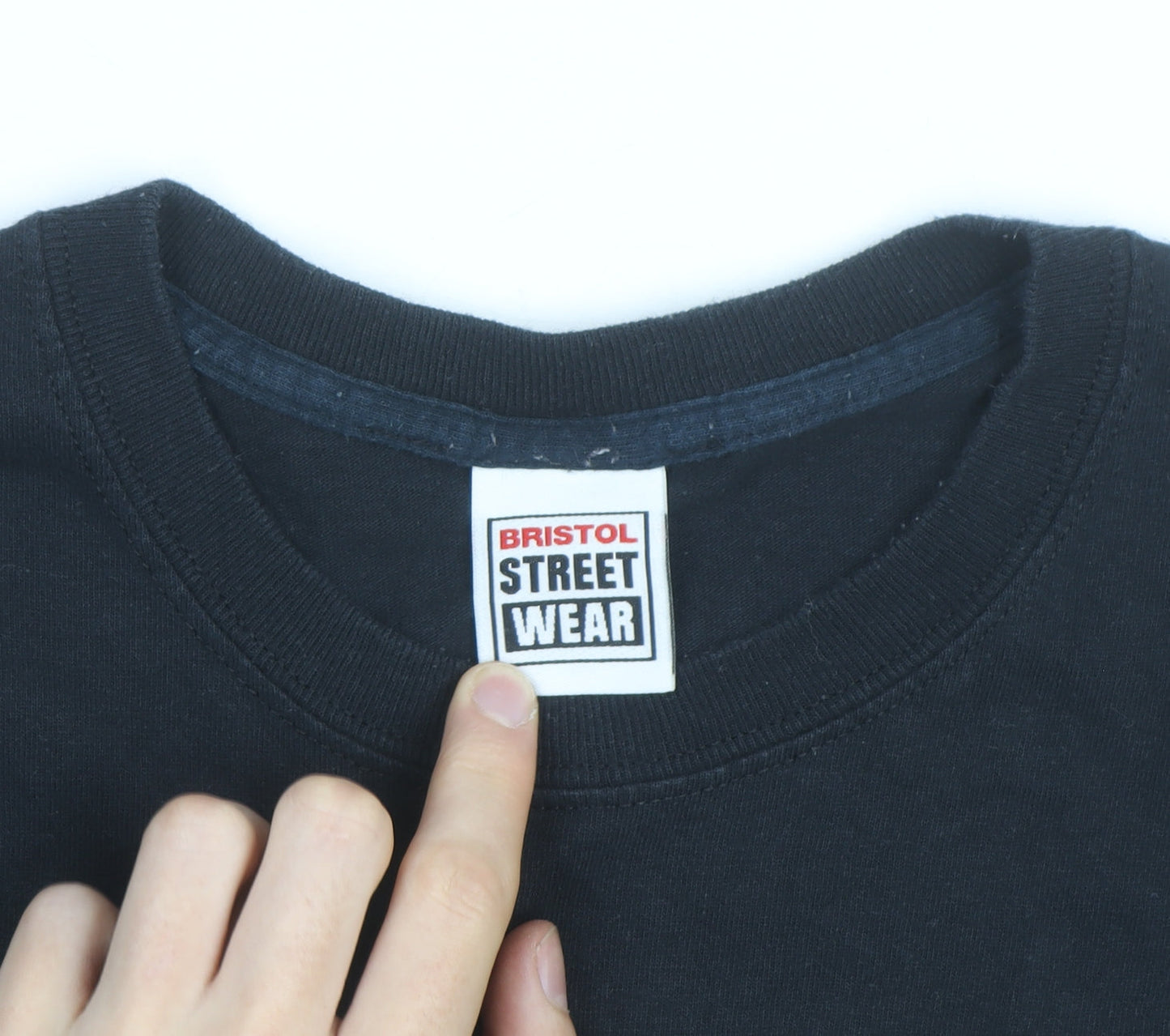 Bristol Street Wear Men’s Black 'Greggs' Funny Graphic T-Shirt M