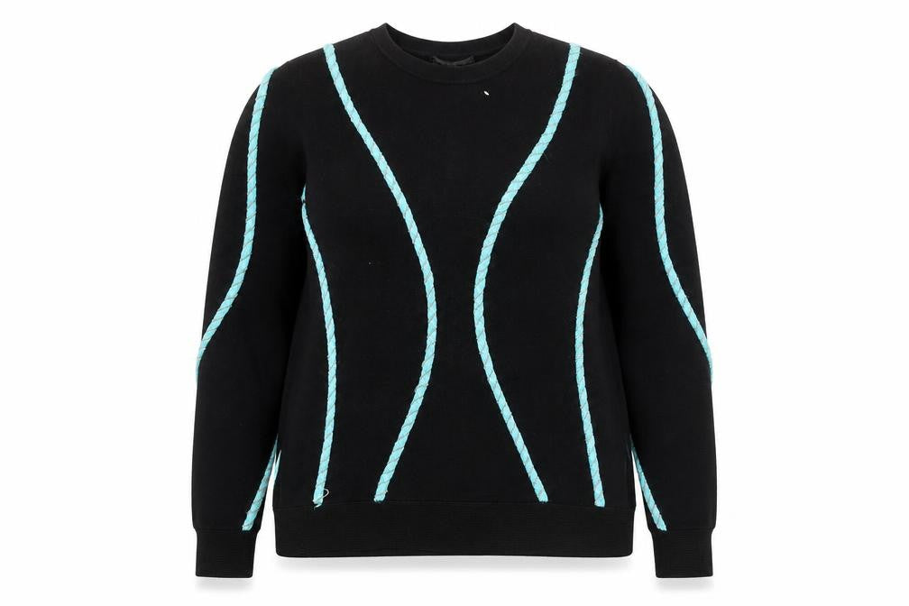 Yuka Women’s Black Knit Pullover Jumper Size 12 Crew Neck Long Sleeve