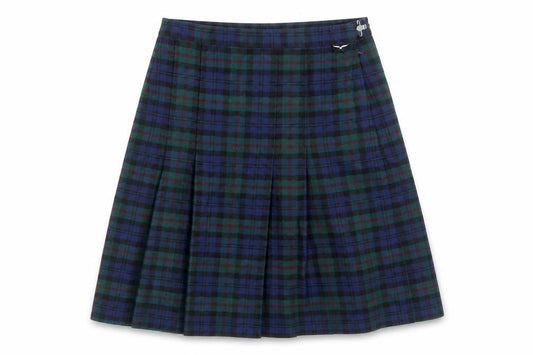 Hunter Women's Multicoloured Pleated Check Skirt Size 8