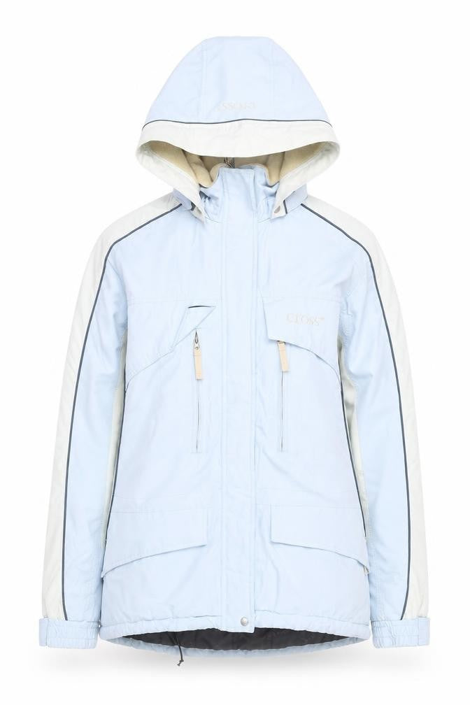 Crosshatch Sportswear Women's Blue Ski Jacket Size 10 Hooded Waterproof