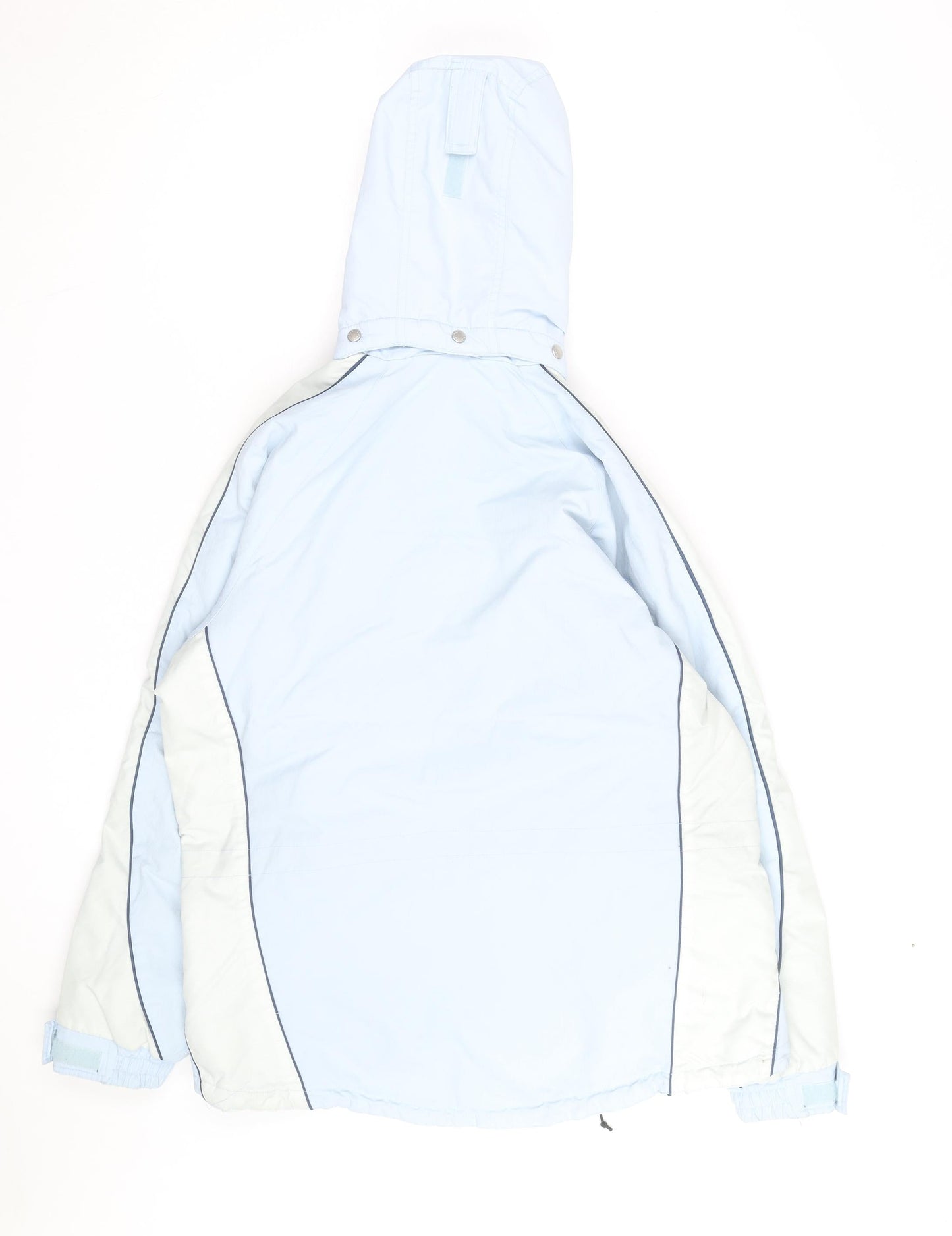 Cross Sportswear Women's Blue Ski Jacket Size 10 Hooded Waterproof