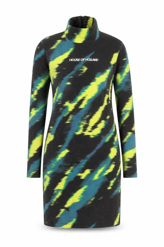 House of Holland Women's Multicoloured Size 8 Bodycon Mini Dress