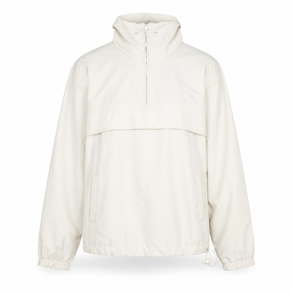 Heaven Women's Beige Size 10 Lightweight 1/2 Zip Anorak Jacket