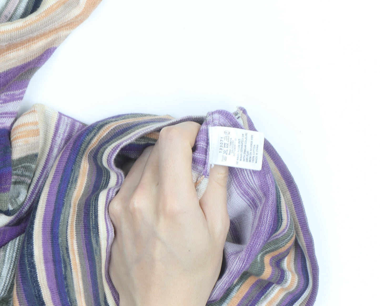 Monsoon Women’s Multicoloured Striped Knit Pullover Jumper M