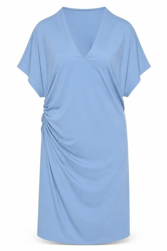 Marks & Spencer Women Blue Size 22 Kaftan Dress