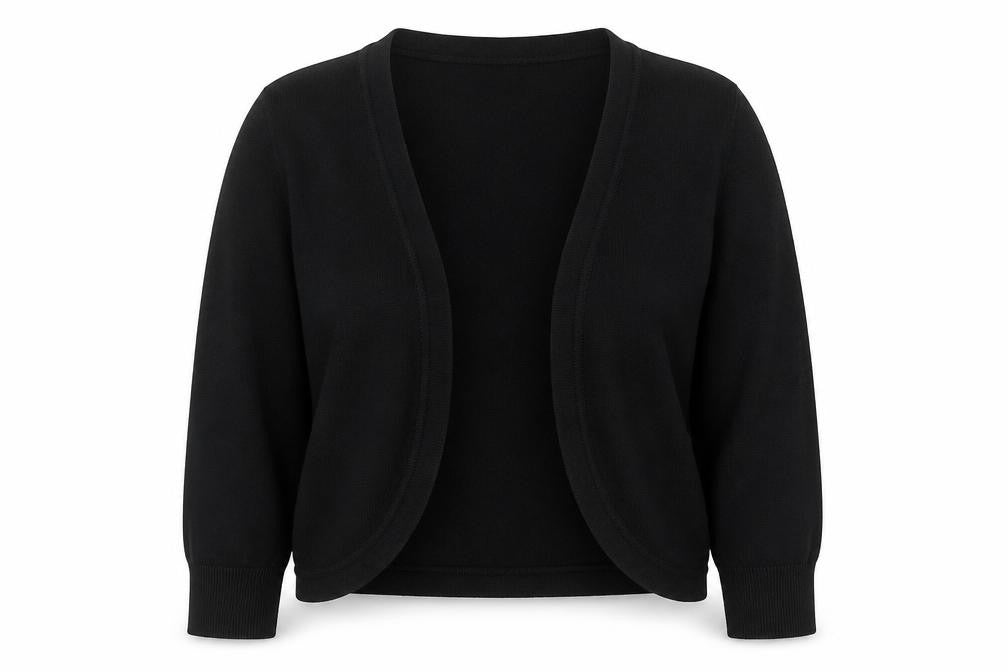 Debenhams Women’s Black Viscose Knit V-Neck Cardigan Size 10