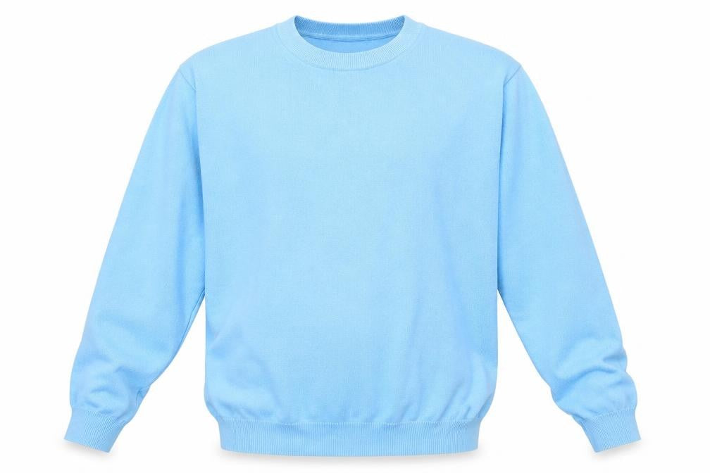 Replay Mens Blue Cotton Crew Neck Jumper Size L