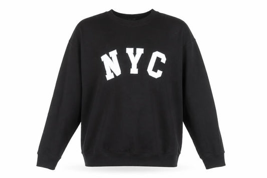 New Look Men's Black NYC Graphic Pullover Sweatshirt Size S
