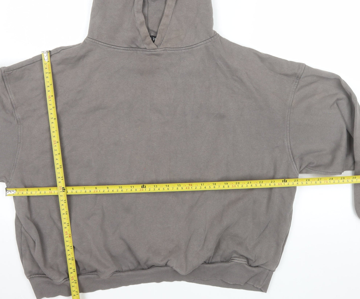 Luxe To Kill Women’s Grey Pullover Hoodie Size 8 Cotton Blend Casual