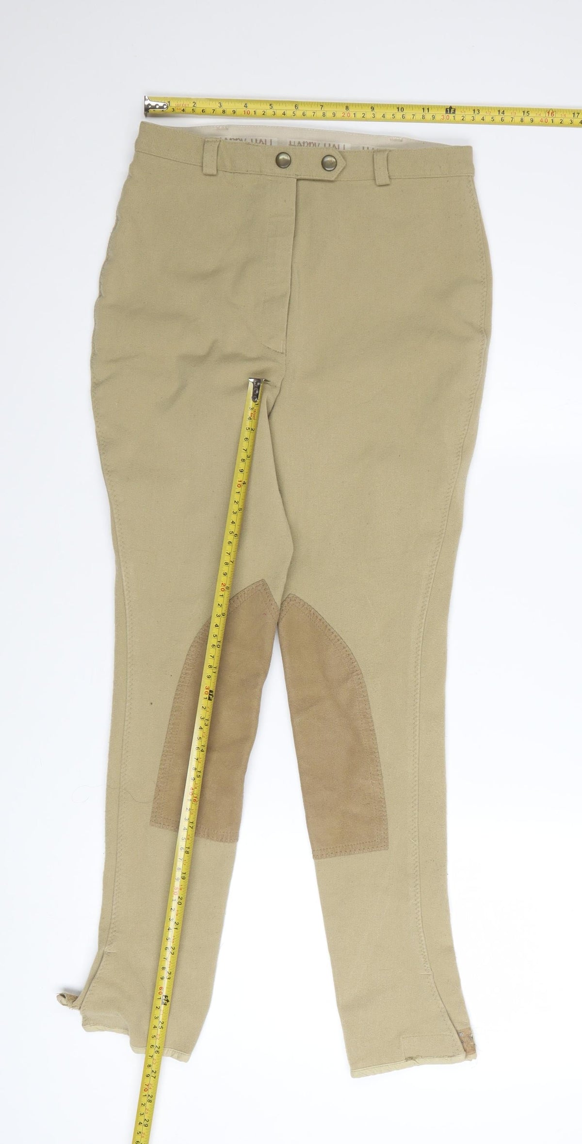 Harry Hall Women’s Beige Equestrian Riding Jodhpur Leggings Size 28