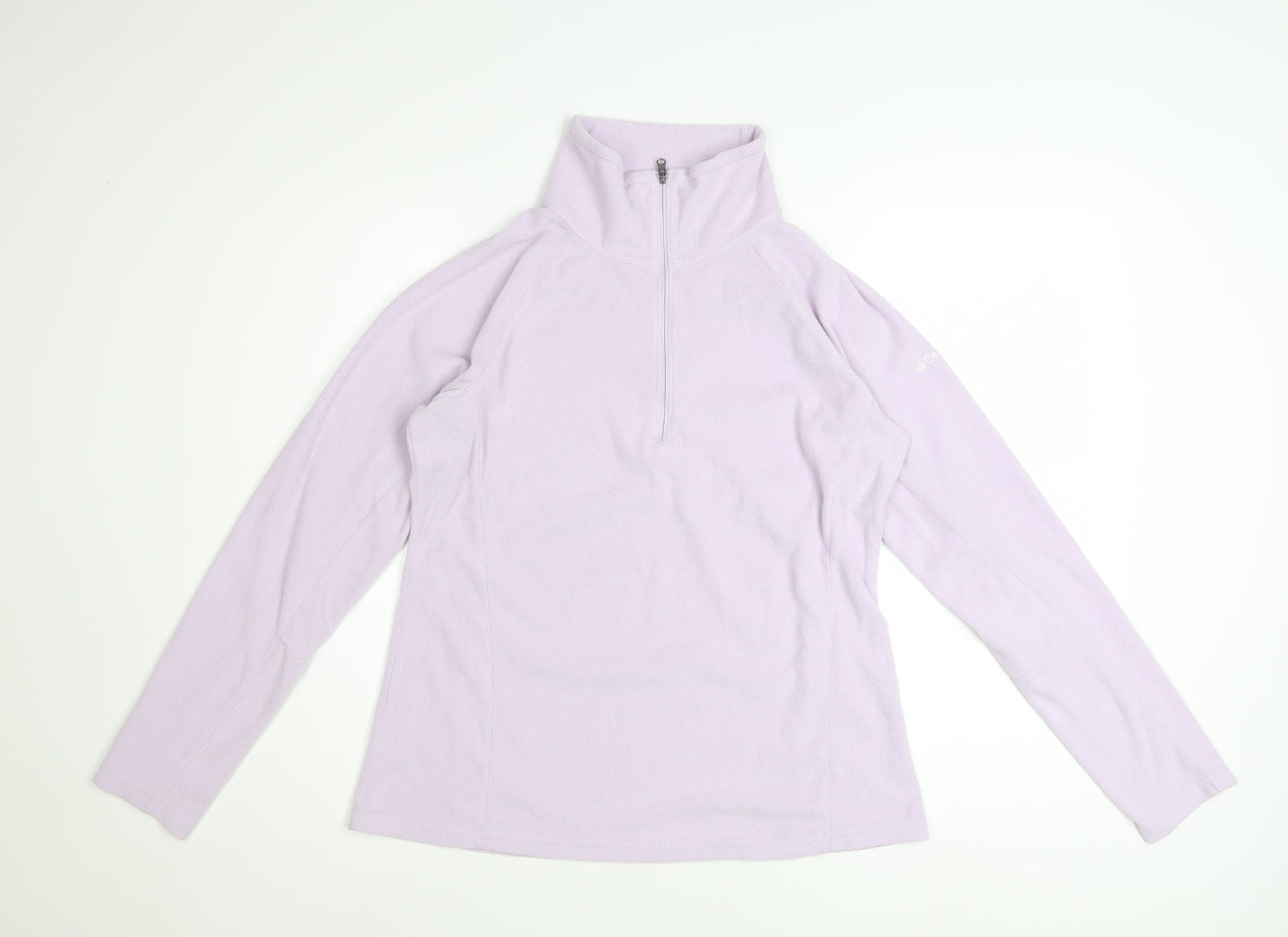 Columbia Women Lilac 1/2 Zip Fleece Sweatshirt M