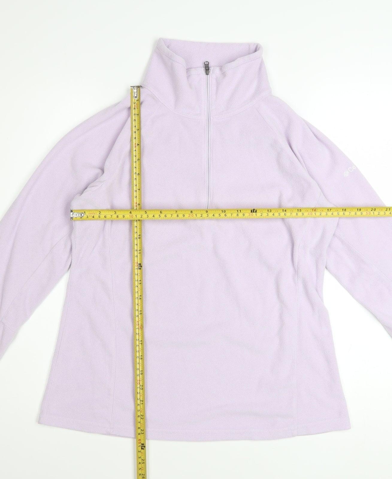 Columbia Women Lilac 1/2 Zip Fleece Sweatshirt M