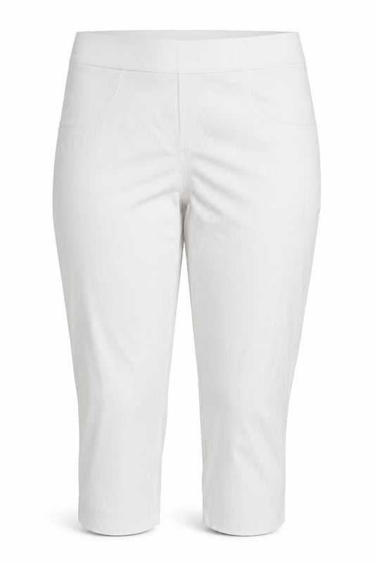 Cerulean White Women's Size 16 Capri Leggings Stretch Comfort