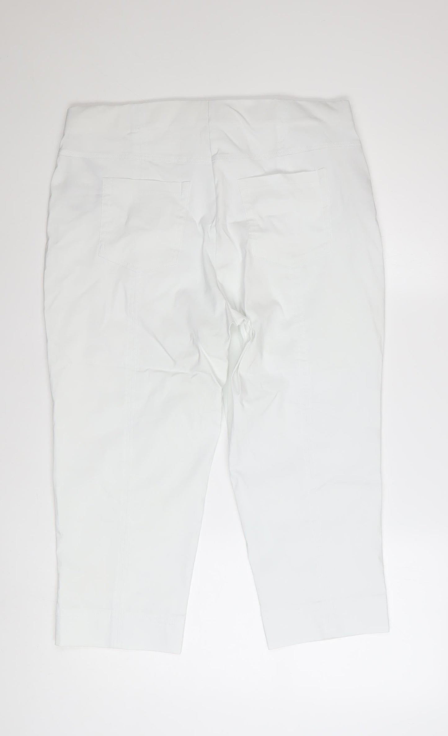 Cerulean White Women's Size 16 Capri Leggings Stretch Comfort