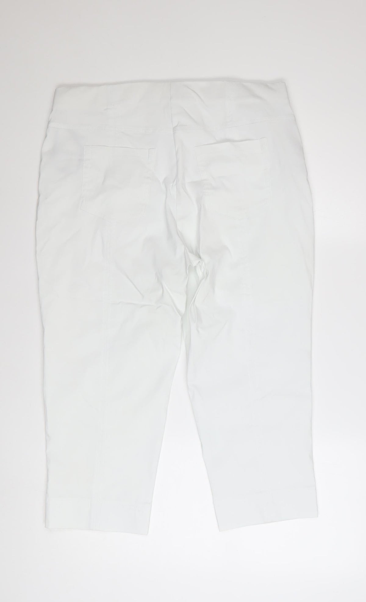 Cerulean White Women's Size 16 Capri Leggings Stretch Comfort