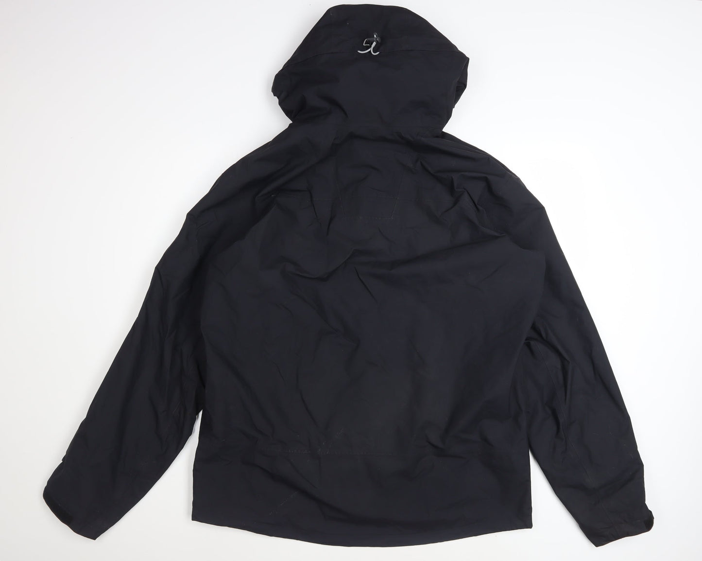 Berghaus Men's Black XL Waterproof Hooded Rain Jacket