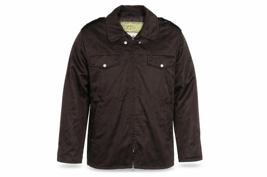 Evin Industries Men's Brown Military Style Polyester Jacket Size 46