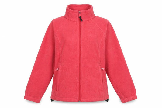 Columbia Girls Pink Fleece Full Zip Basic Jacket Size M