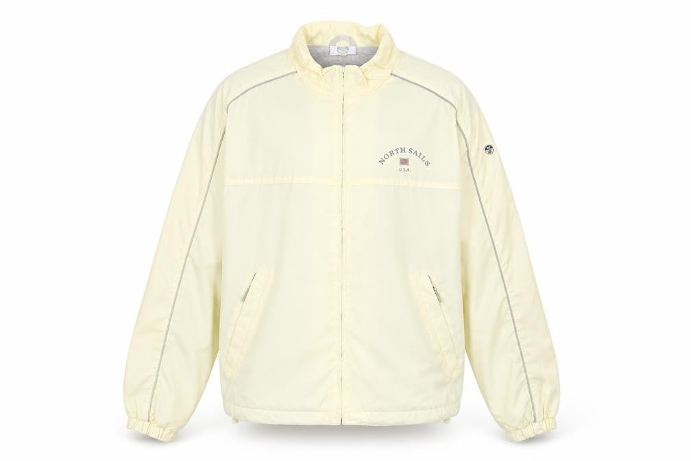 North Sails Men's Yellow XL Windbreaker Jacket Lightweight Casual