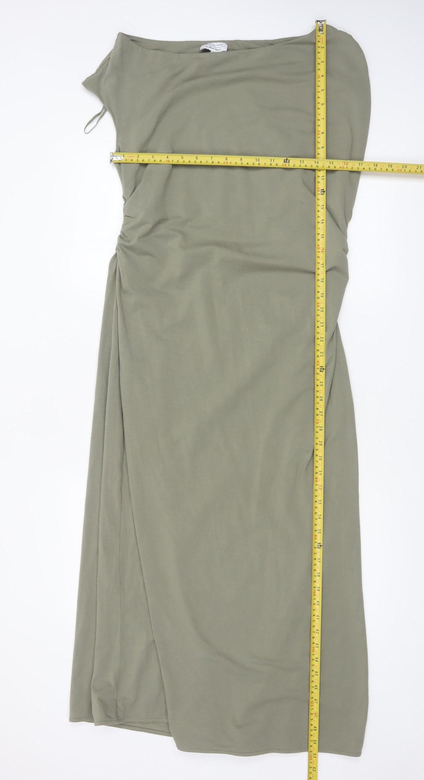 & Other Stories Women’s Green Bodycon Midi Dress Size 14