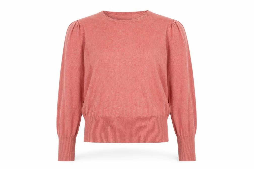 Marks & Spencer Women’s Pink Crew Neck Viscose Blend Jumper Size 10