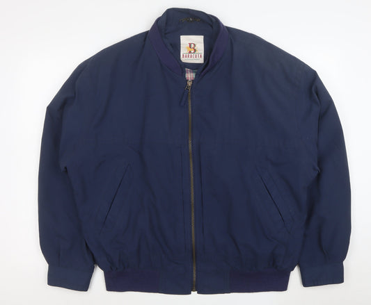 Baracuta Men's Blue L Bomber Jacket Classic Retro Full Zip