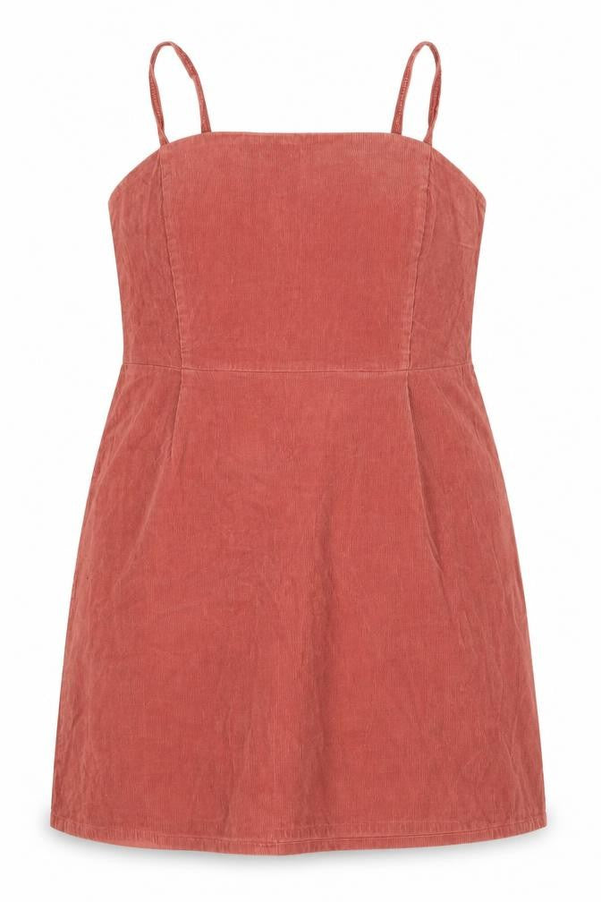 ASOS Women’s Pink Corduroy Pinafore Dress Size 22 Zip Adjustable Straps