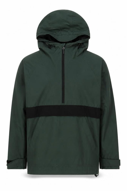 H&M L.O.G.G. Men's Green Hooded Anorak Jacket S Regular Fit