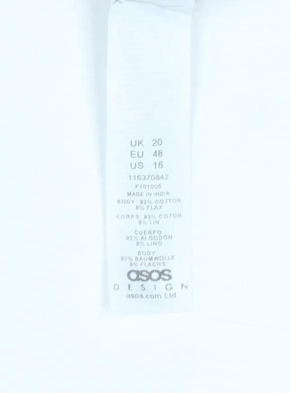 ASOS Women’s Multicoloured Cotton Short Slip Dress UK 20