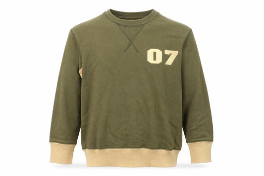 Watch2 Mens Green Small Pullover Crew Neck Sweatshirt