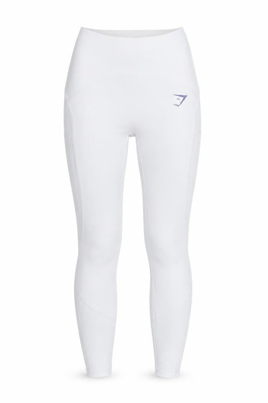 Gymshark Women White Small High Waist Active Leggings