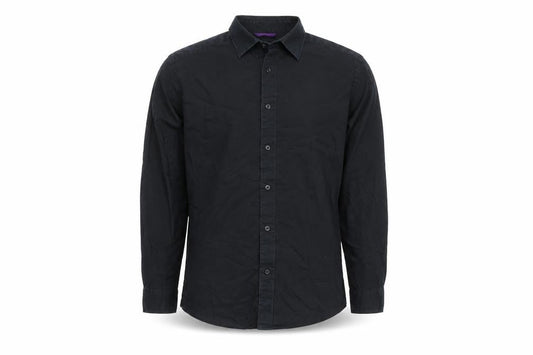 Gap Men’s Black Cotton Long Sleeve Button-Up Shirt Size L