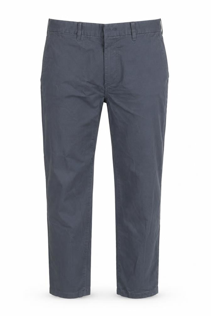 Marks & Spencer Mens Blue Chino Trousers 32W 33L Cotton Blend