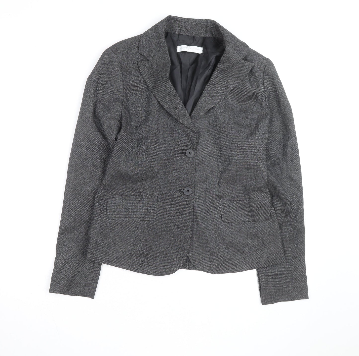 New York & Company Women’s Grey Blazer Jacket Size M Classic Workwear