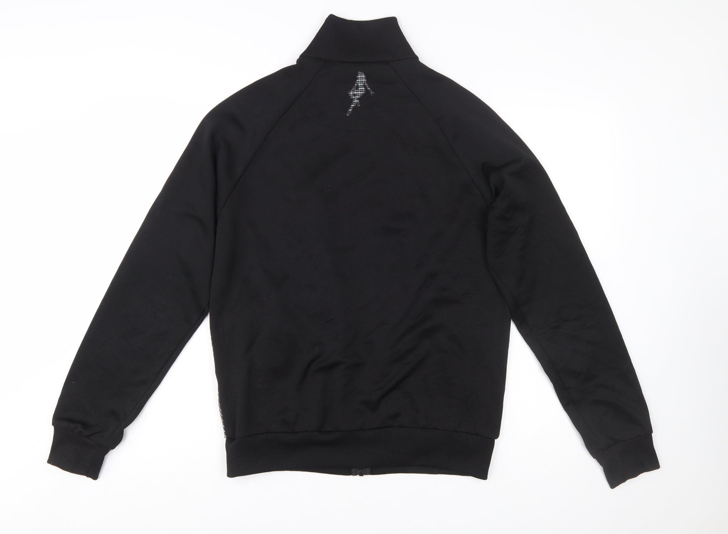 Ben Sherman Mens Black Grey Full Zip Sweatshirt L Classic Fit