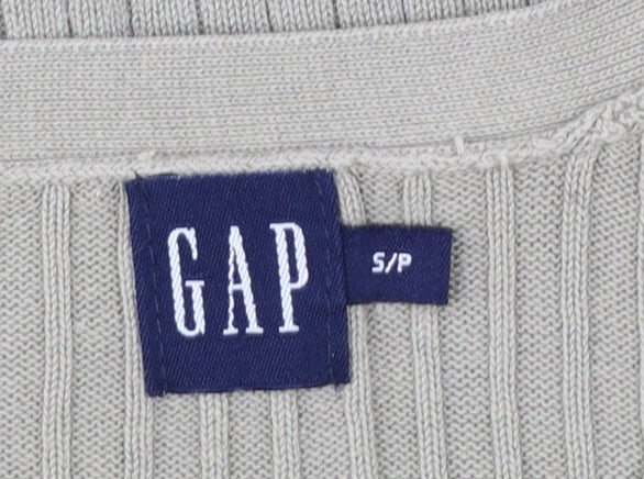 GAP Women’s Beige V-Neck Knit Cardigan Long Sleeve Size S