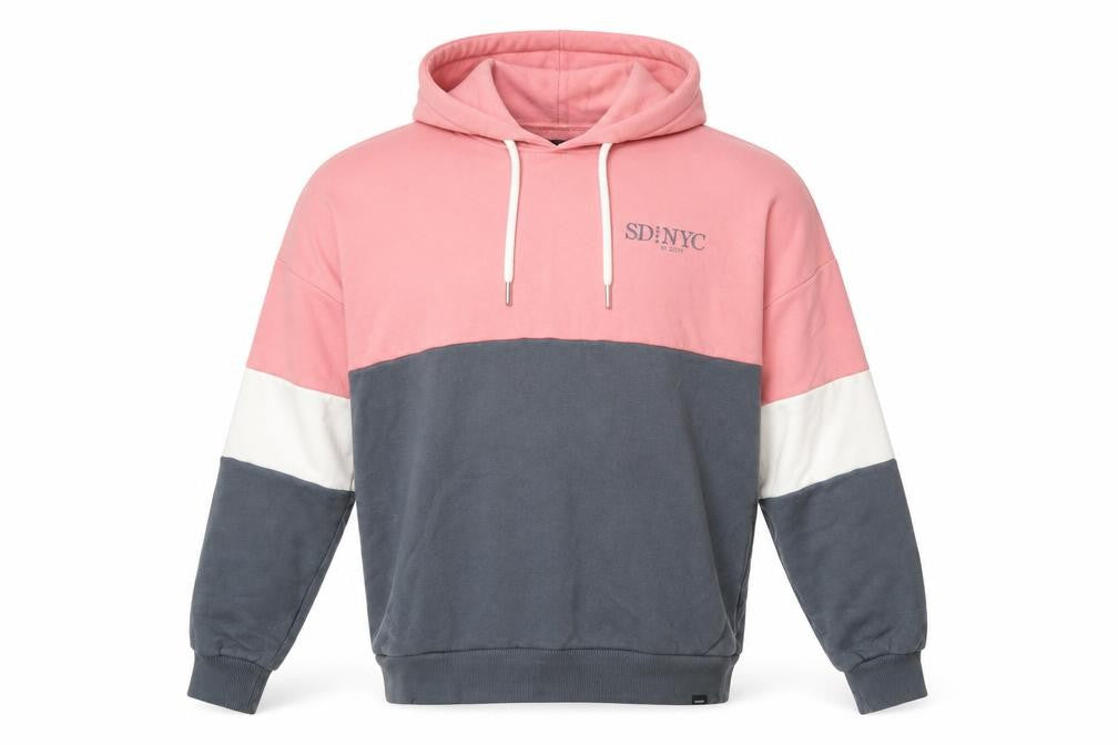 Superdry Men’s Multicoloured Pullover Hoodie XS Pink Grey Jersey