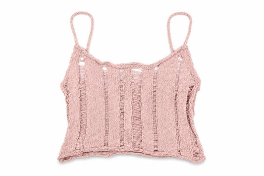 Urban Outfitters Women’s Pink Knit Camisole Tank Top M