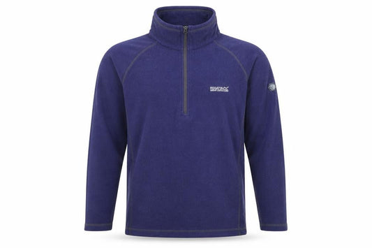 Regatta Men's Blue Fleece 1/2 Zip Pullover Sweatshirt Size L