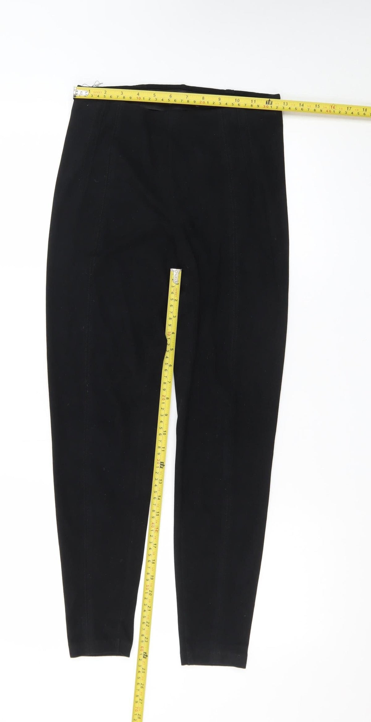 Marks & Spencer Women Black Size 8 Ankle Length Leggings