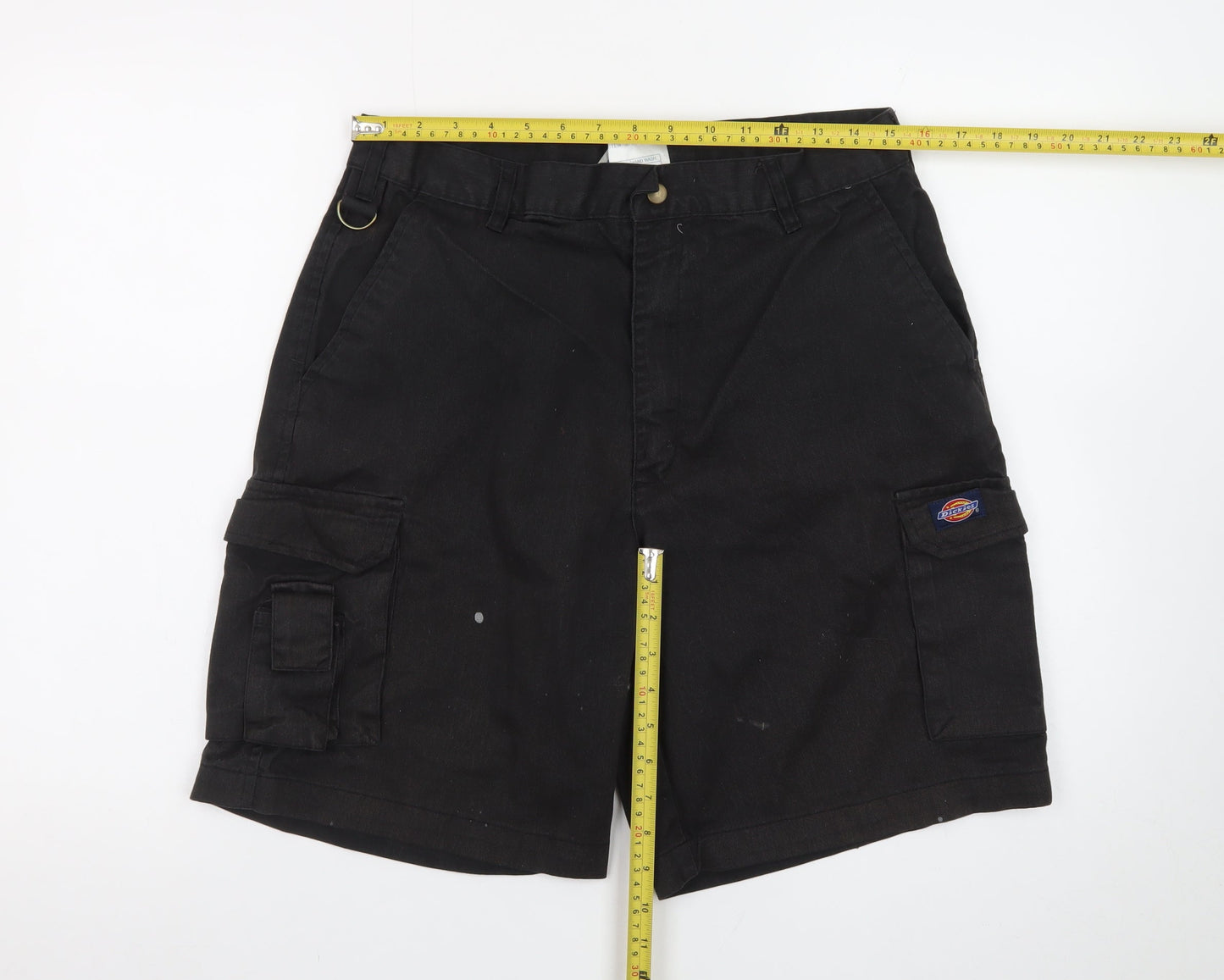 Dickies Redhawk Men's Black Cargo Work Shorts Size 34 Regular