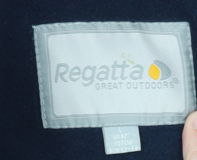 Regatta Men's Blue Waterproof L Jacket 42in Outdoor Windproof Coat