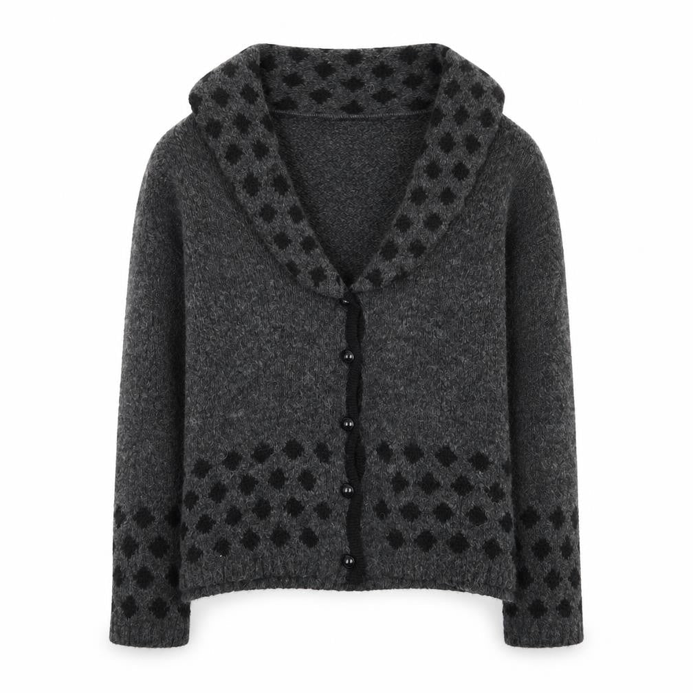 Marks & Spencer Per Una Grey Wool Blend Cardigan Women's S