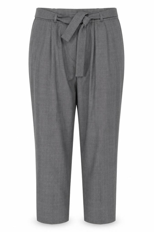 Dorothy Perkins Women’s Grey Paperbag Tapered Trousers UK 14